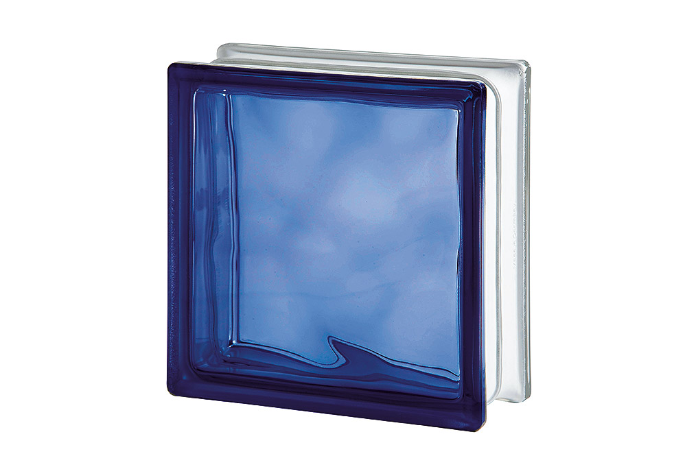 Ladrillo de vidrio Nube Azul Marino