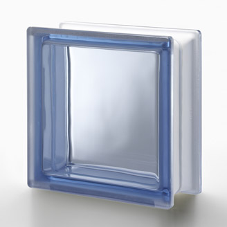 Ladrillo de vidrio Pegasus Liso Azul