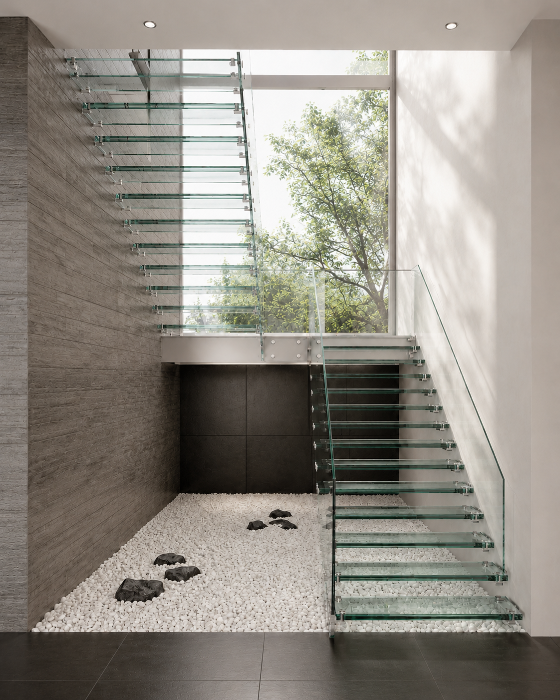 Escaleras y Pisos de Vidrio a medida